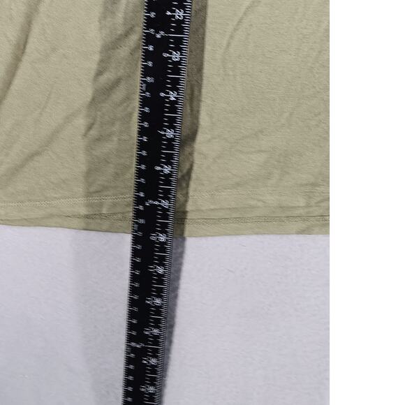 Universal Standard Dolman Long Sleeve Top Small Olive Green Soft Stretch Tee - Picture 3 of 5